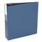 Avery Standard 3 Ring Binder with Label Holder, 3" Round Rings, 460-Sheet Capacity, 3.5 Inch Wide Spine, 1 Blue Binder, Ideal for Lightweight Organization and Occasional Referencing (04600)